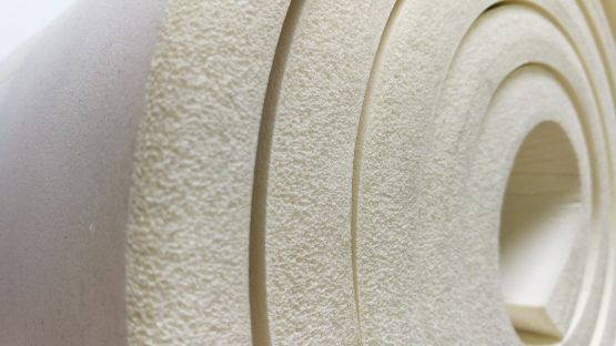 Пористая (вспенённая) рулонная силиконовая резина